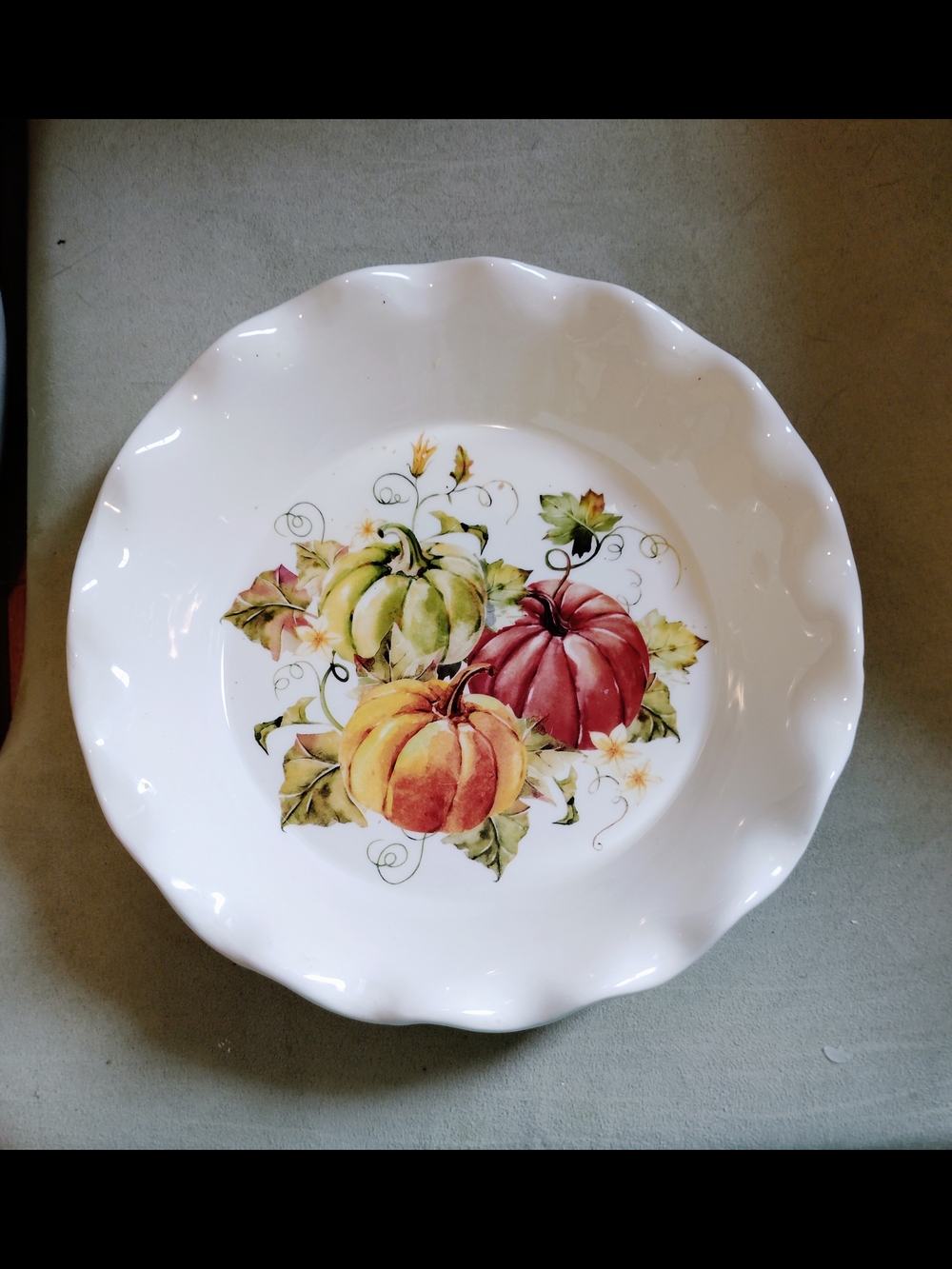 White Ceramic Dessert Plate